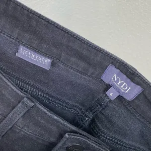 NYDJ Black Wash Wide Leg Cropped Capri Jeans thumbnail 5