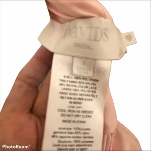 David’s Bridal Soft Pink Bridesmaid Formal Chiffon Gown Size 4 Wedding Event thumbnail 5