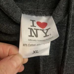 🌺 I ❤️NY Grey‎ hoodie size XL thumbnail 3