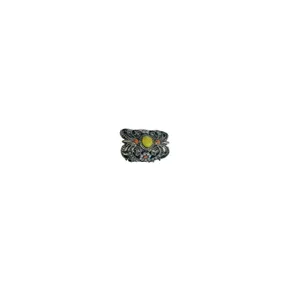Silver Turquoise Butterfly‎ Ring Size 7 Boho Statement Blue thumbnail 4