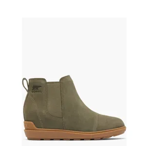 Sorel Evie II Waterproof Chelesa Bootie, Size 5.5 Stone Green, Leather/Suede NWT thumbnail 2