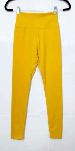 Daily Drills Go! High Rise Leggings Honey Gold Mustard Yellow thumbnail 1