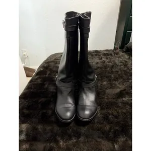 Comfortview Janis Leather Tall Riding Boots Women's Size 11 WW thumbnail 2
