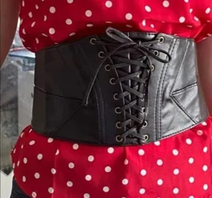 Black Corset Belt Steampunk New thumbnail 5