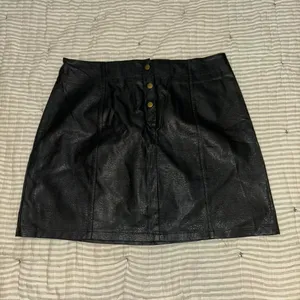 Zeagoo faux leather skirt thumbnail 1