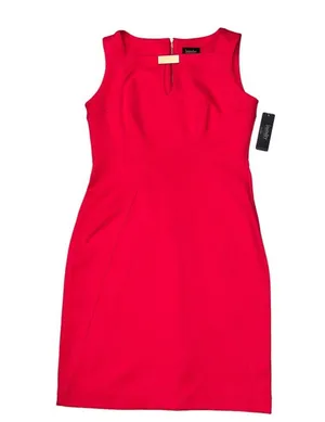 NEW Laundry by Shelli Segal Candy Pink Bodycon Sleeveless Dress thumbnail 3