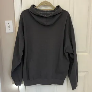 Fruit of the Loom Zip Up Hooded Sweatshirt in Grey thumbnail 5