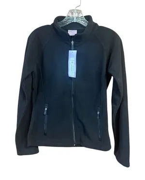 Elderado Black Fleece Jacket Sz XS Junior NWT thumbnail 1