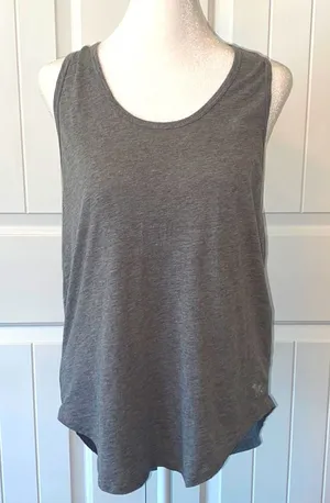 VS Pink GRAY YOGA TANK thumbnail 1