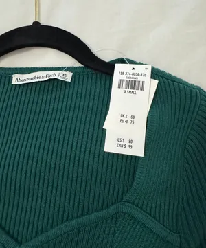 Abercrombie Long Sleeve Sweetheart Mini Sweater Dress thumbnail 3