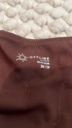 OFFLINE by Aerie Brown Athletic Top thumbnail 2