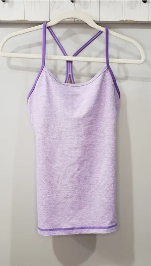 Lululemon Power Y Tank Wee Are From Space Bruised Berry Size 6 thumbnail 1