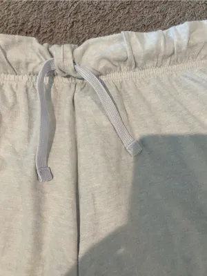 Nike Girls Light Blue Athletic Lounge Shorts with Blue Logo thumbnail 4