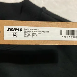 SKIMS Cotton Fleece Crew Sweatshirt M thumbnail 3