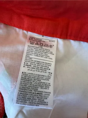 Old Navy Red Tropical Floral High-Waist Shorts thumbnail 5