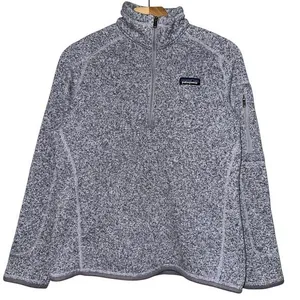Patagonia Women’s Size M Heather Gray Quarter Zip Pullover Better Sweater thumbnail 1