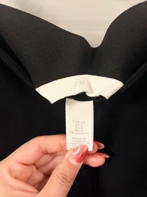H&M Black Flare Dress Pants thumbnail 4