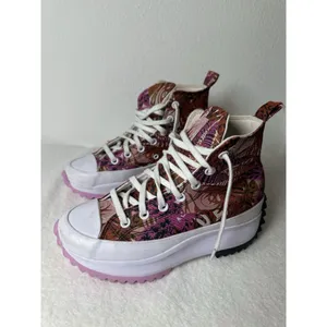 CONVERSE Run Star Hike Tropical Florals Jungle Shoes Boots 5.5M/7W Unisex thumbnail 2