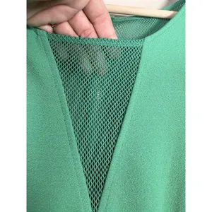 Aiko Green Sleeveless Sheath Dress Women’s Size Small Mesh Work‎ Career Cocktail thumbnail 5