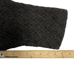 Theyskens' Theory Women's Alpaca Silk Blend Brown Cropped Turtleneck Size P thumbnail 8