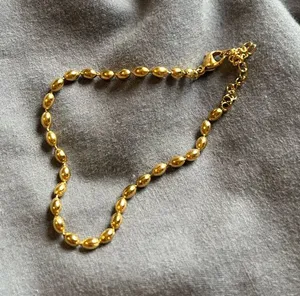 Elegant Gold Beaded Bracelet thumbnail 1