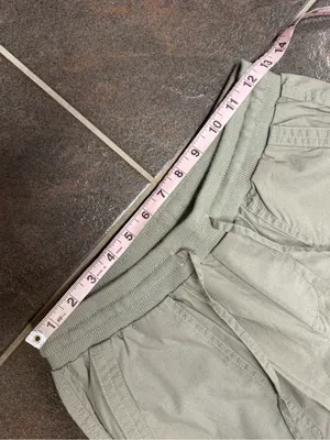 Pact Womens Stretch Poplin Joggers Cotton Blend Pants Shadow Light Green Small thumbnail 11