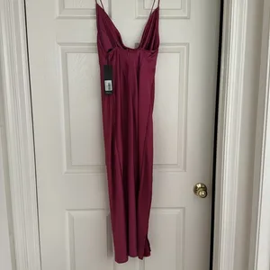 Princess Polly Magenta Midi Dress thumbnail 3