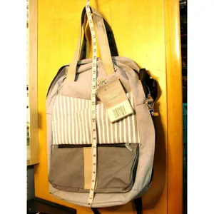 BB Well Diaper Bag Backpack with PEVA Waterproof Changing Pad Spacious Pockets Gray thumbnail 12
