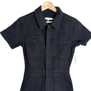 Good American black Utility Boilersuit jumpsuit‎ size 2 ladies thumbnail 4