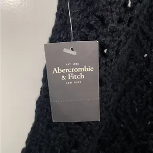 Abercrombie Black Crochet Cover-Up Tank Top Size XS thumbnail 7