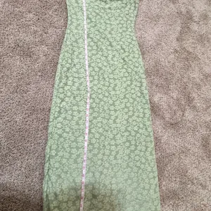 Zesica Cottagecore Mint Lace Strapless Midi Dress Size S Romantic Spring NWOT thumbnail 4