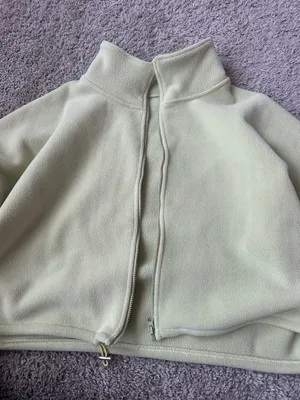 Light green zip up jacket Size M thumbnail 5