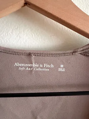 Abercrombie & Fitch Soft A&F Collection Long Sleeve Bodysuit Size M thumbnail 6