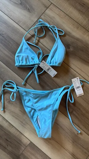 Blue PacSun Triangle Bikini thumbnail 1