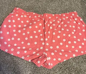 Vintage Aerie Boxer Shorts Pink Polka Dot Small thumbnail 4