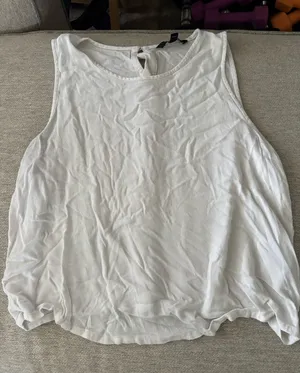 White Banana Republic Sleeveless Blouse thumbnail 1