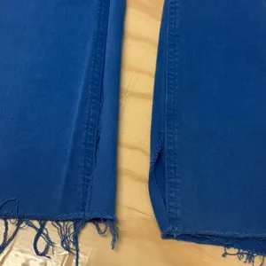 Zara High Waisted‎ Skinny Jeans Cobalt Blue Raw Hem Side Slit Women's Size 4 W26 thumbnail 5