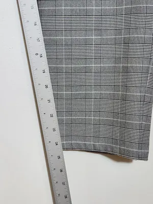 Nordstrom Rack Black and White Plaid Pull-On Ankle Pants Size Large thumbnail 7