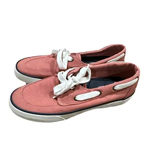 Sperry‎ Top Sider Pier Boat Shoes Memory Foam Loafer Red/pink Women's 7 thumbnail 2