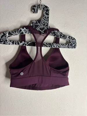 Lululemon Speed Up Bra C/D Dark Adobe size 6 thumbnail 3