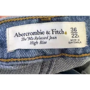 Abercrombie & Fitch Women's Jeans NWT '90s Relaxed High Rise‎ Denim 36/22R NWT thumbnail 10