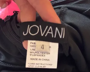 Prom Dress Jovani Black  thumbnail 7