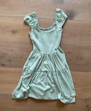 Green Dress Hollister Floral Mini thumbnail 1