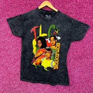 TLC No Scrubs Fan Mail Album Art Poster Soul Girl Band Tee M thumbnail 1