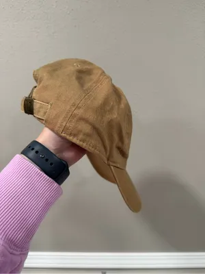 Vuori Tan Cotton Baseball Cap with White Logo thumbnail 2