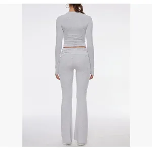 Flare Pants!! Super comfy Gray thumbnail 2