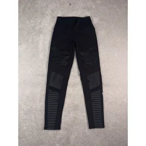 Alo Yoga 7/8 High-Waist Moto Legging Black Size Small thumbnail 3