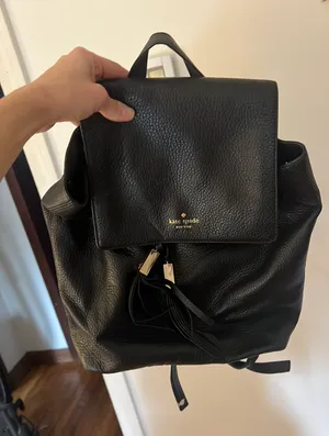 Kate Spade Black Leather Backpack thumbnail 1