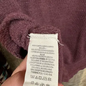 Free People Rainbow Thermal Wine Maroon Long Sleeve Boho Small thumbnail 8