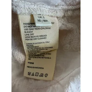 Anthropologie Pilcro Tavi Embroidered Button Down Blouse Bisque Women's Small‎ thumbnail 12